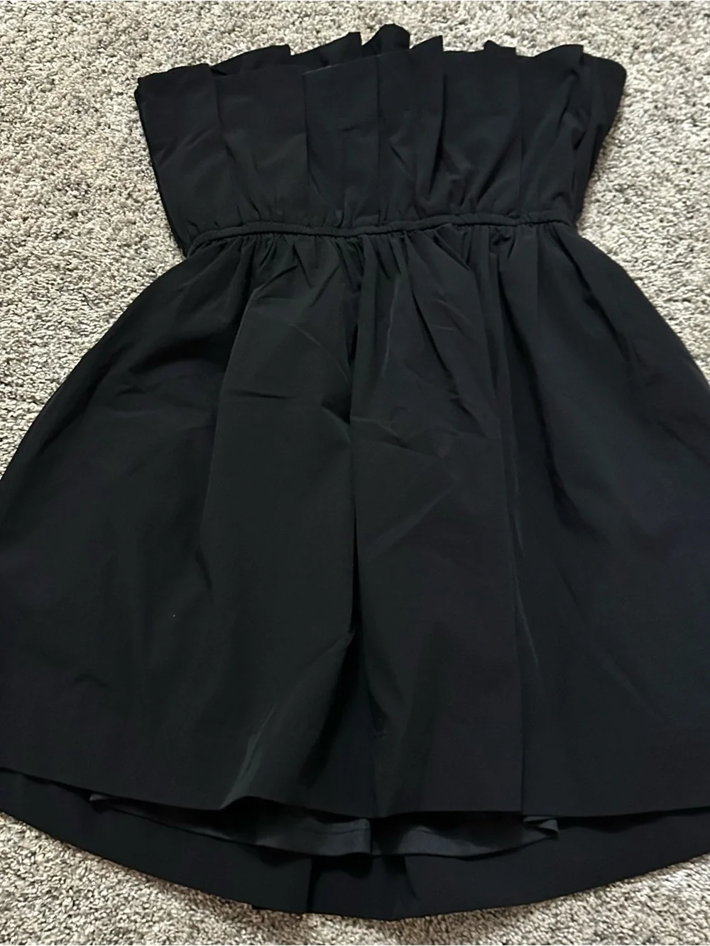 Lavish Tuscaloosa Boutique Black Strapless Babydoll Dress Size Small